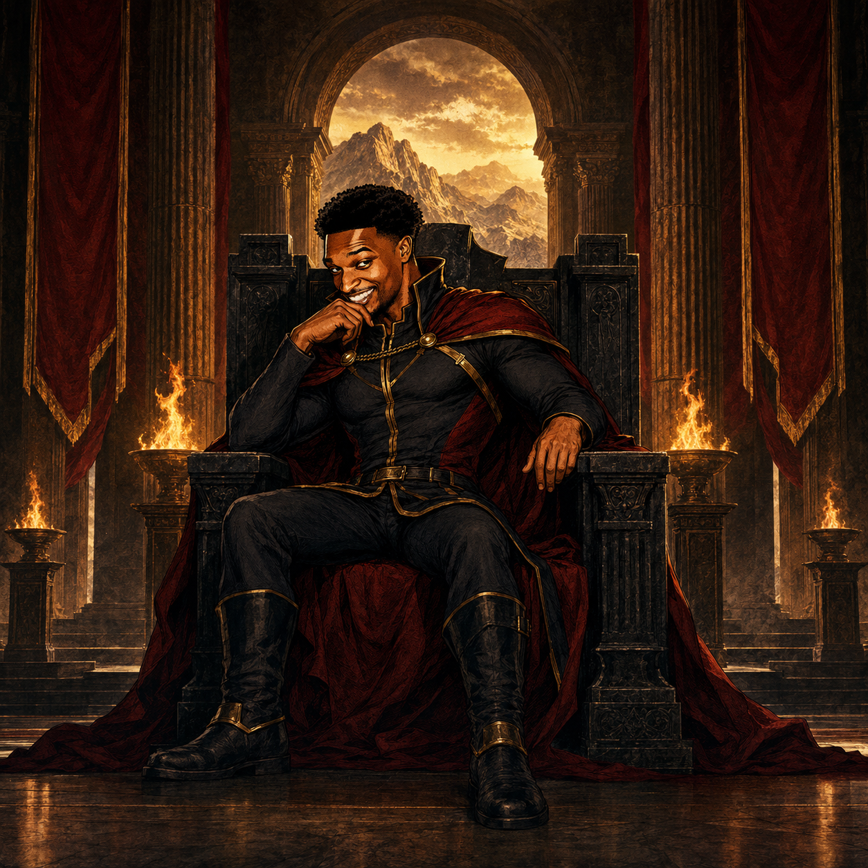 Ubermensch enthroned